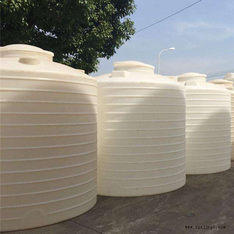甬誠滾塑 5噸供水容器 10方桔黃色塑料容器 三氯化鐵化工容器