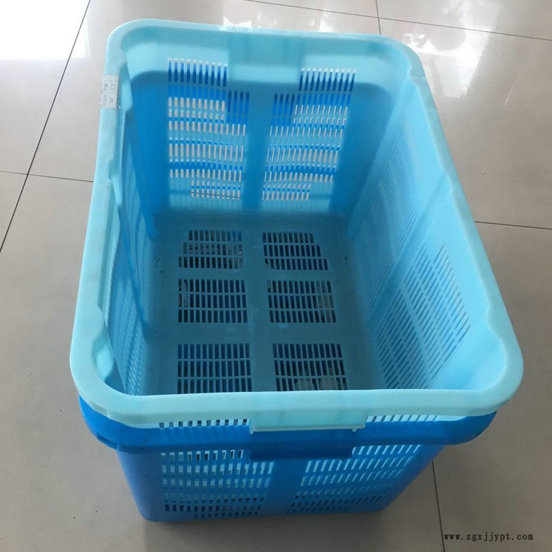 熱銷供應(yīng) 630周轉(zhuǎn)筐系列 長方形塑料軸周轉(zhuǎn)筐 加厚物流塑料周轉(zhuǎn)筐示例圖5
