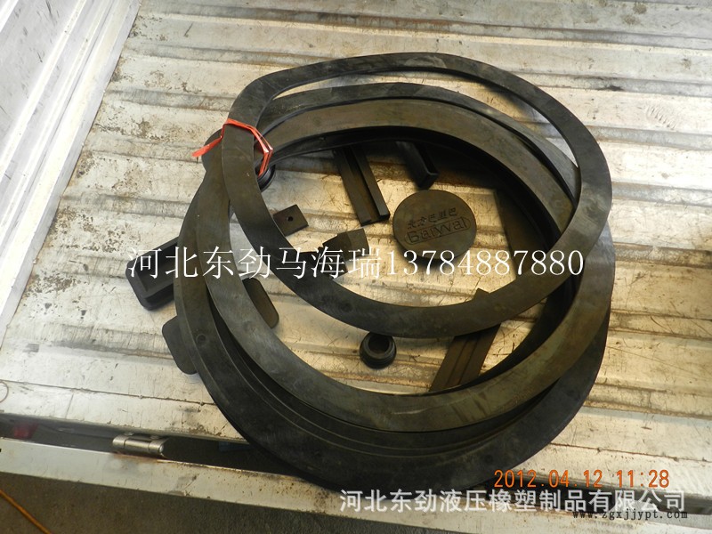 大型800*850*25耐油J型U型無(wú)骨架密封圈/各種大規(guī)格骨架油封示例圖3