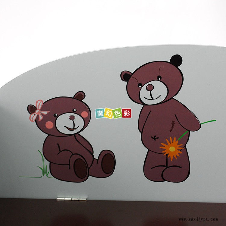 廠家直銷女孩可愛小熊夢(mèng)幻儲(chǔ)物柜公主式工藝品家具儲(chǔ)物箱示例圖4