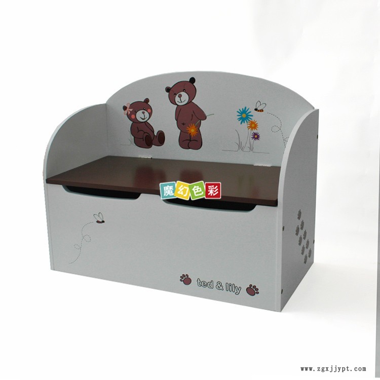 廠家直銷女孩可愛小熊夢(mèng)幻儲(chǔ)物柜公主式工藝品家具儲(chǔ)物箱示例圖3