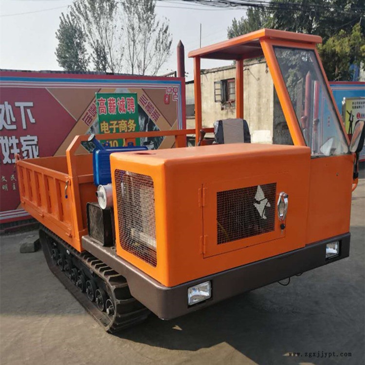 工程履帶運(yùn)輸車 帶鋼塊橡膠履帶翻斗車實(shí)惠耐用示例圖4