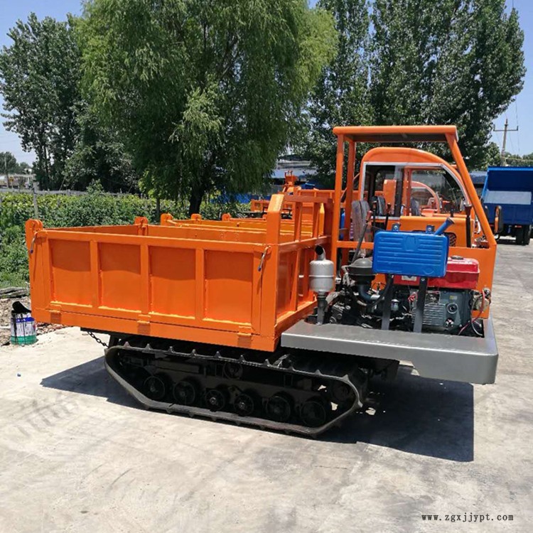 工程履帶運(yùn)輸車 帶鋼塊橡膠履帶翻斗車實(shí)惠耐用示例圖1