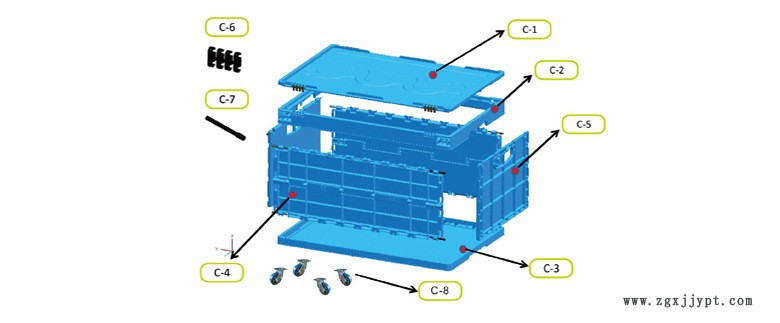 西諾折疊周轉(zhuǎn)箱
