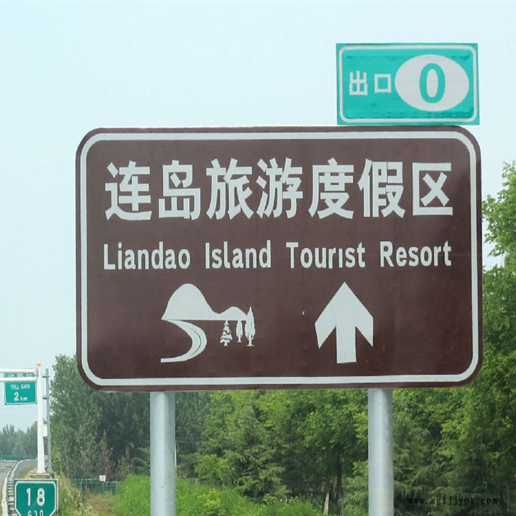 戶外標(biāo)牌 鋼管桿 祥路實體商家 F型標(biāo)志牌立桿