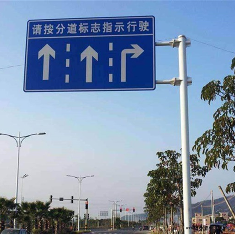 懸臂式指路標志牌桿 治安監(jiān)控桿 道路標志牌 祥路生產(chǎn)加工