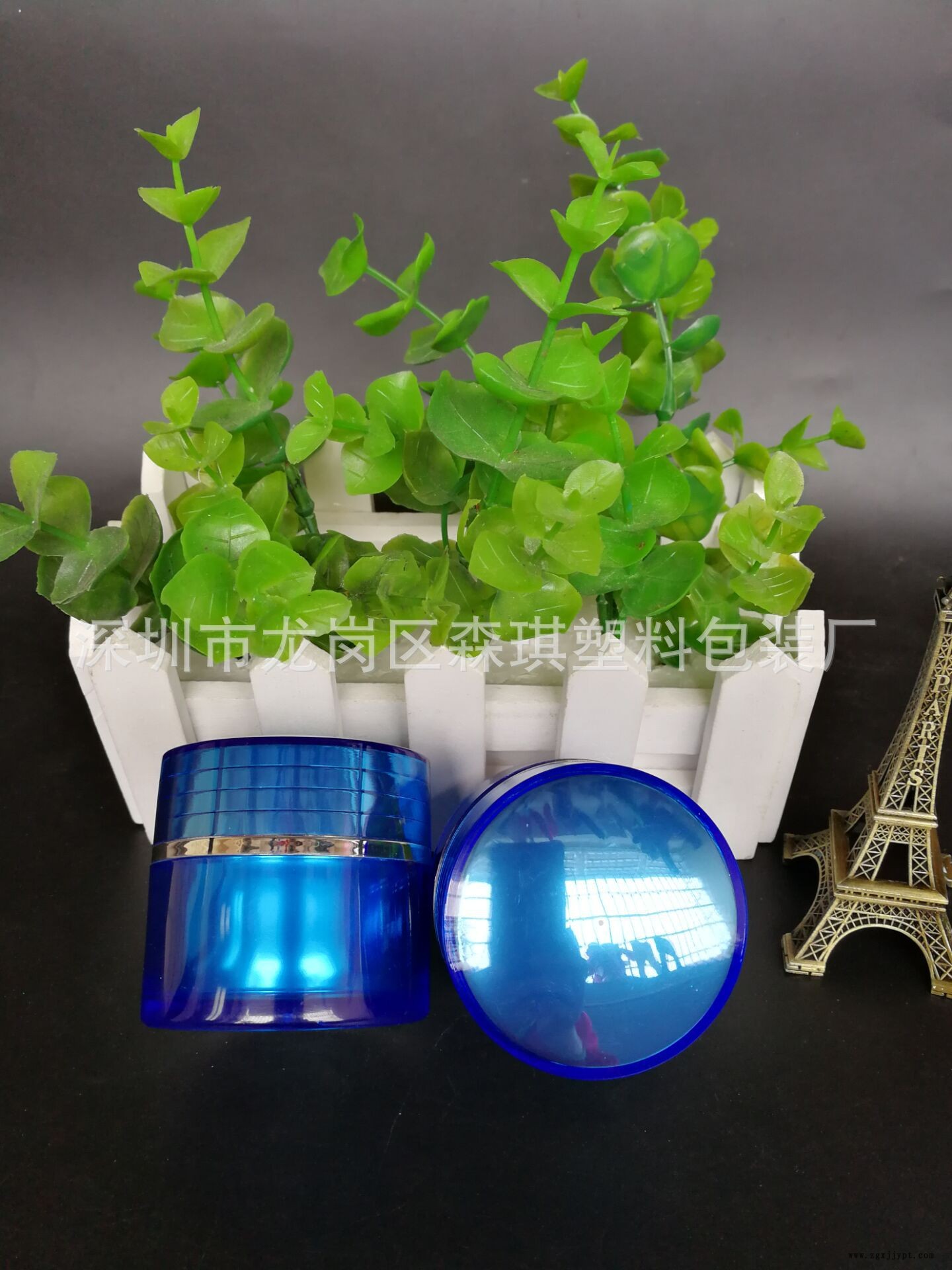 廠家供應30克亞克力圓形膏霜瓶 亞克力膏霜面霜瓶 化妝品瓶定制示例圖4