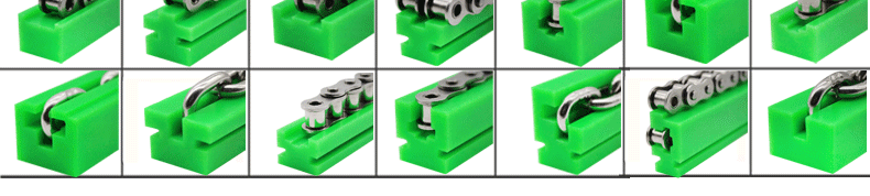 鏈條導軌定做 鏈條導向件耐磨鏈條導軌 超高分子聚乙烯型鏈條軌道示例圖2