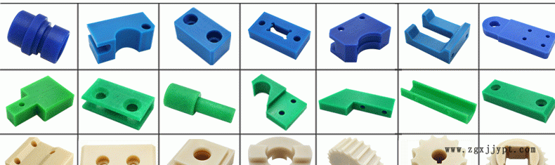 多種規(guī)格尼龍異形件 PA6尼龍配件 尼龍6制品 紅綠色MC尼龍加工件示例圖2