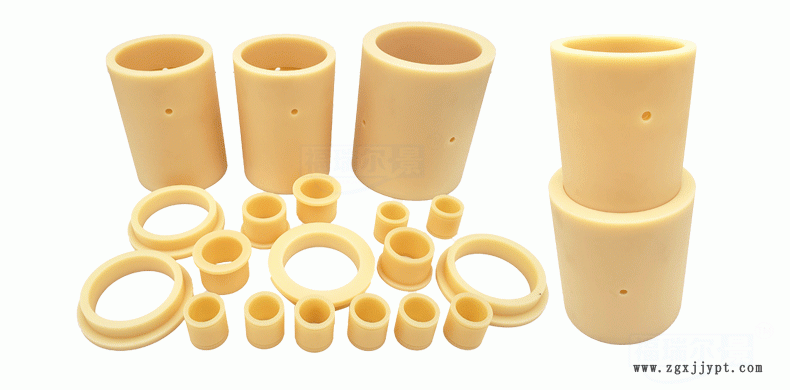 尼龍?zhí)准庸ざㄗ?MC耐磨含油尼龍?zhí)?PA6尼龍?zhí)啄猃埶芰蠙C(jī)械用軸套示例圖2