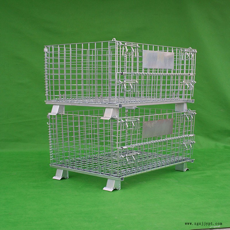 寧波倉儲籠廠家批發(fā)零售，同諾貨架廠家供應(yīng) 紹興折疊式倉儲籠，寧波美固籠，倉庫籠，折疊式鍍鋅蝴蝶籠示例圖8