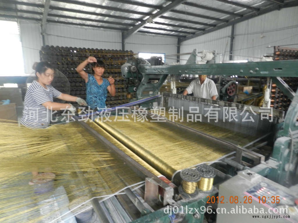 東勁橡塑橡膠廠批發(fā)熱壓機全銅硅膠線編織緩沖墊/耐熱緩沖墊示例圖3