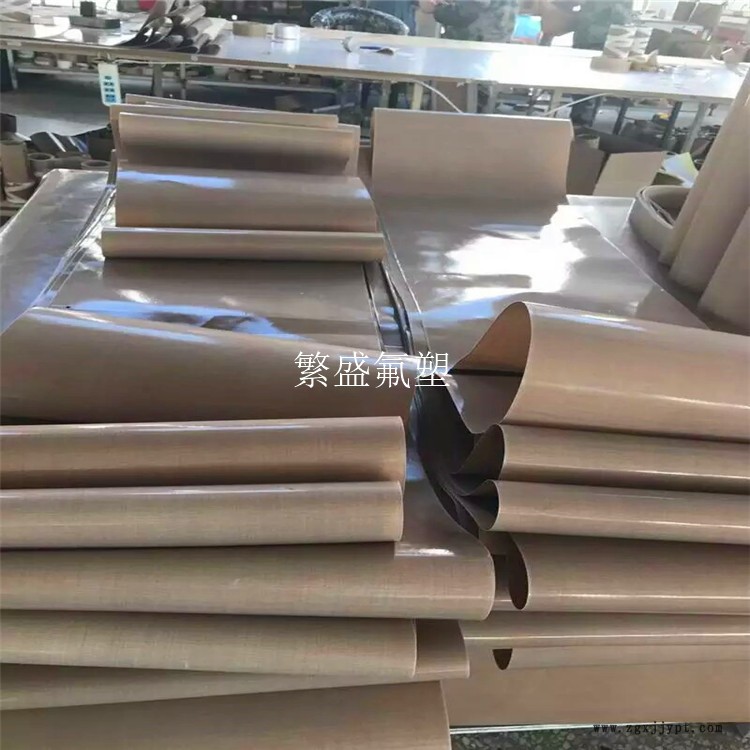 橡塑硫化擠出機 橡膠 硅膠制品專用輸送帶 鐵氟龍 特氟龍布帶廠家示例圖1