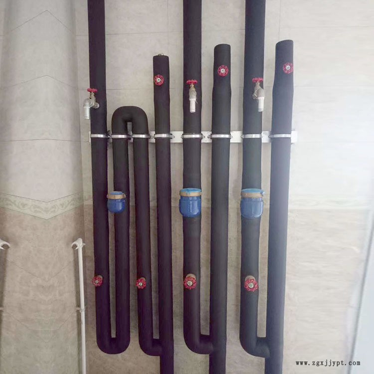 廠家直銷橡塑管殼 b1級高密度橡塑發(fā)泡保溫管 阻燃橡塑管示例圖2