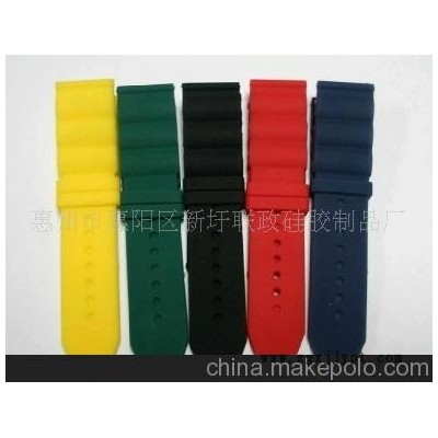 供應(yīng)多款時(shí)尚環(huán)保硅膠手表帶，歡迎來樣來圖制作