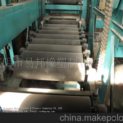 江蘇無錫江陰市易邦公司生產(chǎn)冶金機(jī)械耐磨、耐強(qiáng)酸的海帕隆橡膠輥