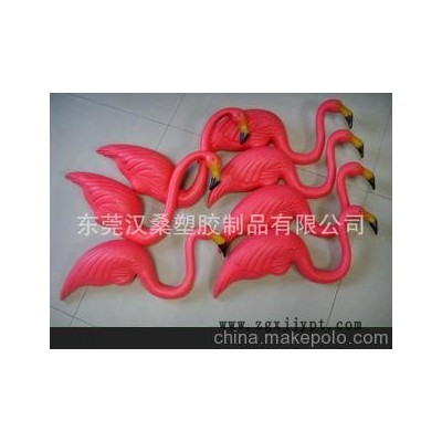 吹塑紅鶴/火烈鳥，用于園藝飾品等