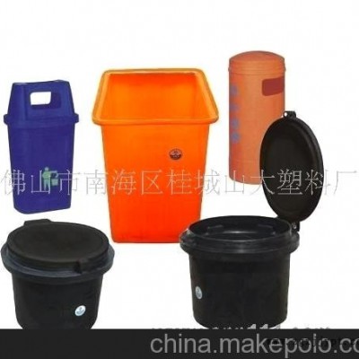 加工定制大型滾塑加工，環(huán)保垃圾桶，大型中空制品加工(圖)