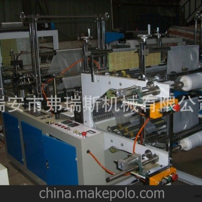 供應(yīng)定制電腦控制連卷背心袋機 卷式背心袋制袋機