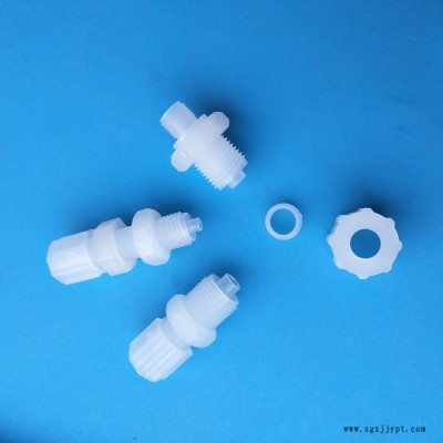 上?？蝡vdf卡套接頭管接頭配件耐強(qiáng)酸耐高溫卡套接頭廠家pvdf接頭