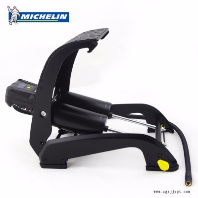 米其林MICHELIN 胎壓計(jì)數(shù)顯多功能車(chē)載充氣泵 汽車(chē)輪胎打氣泵 腳踏式雙缸充氣泵4746ML