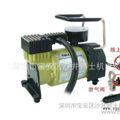汽車輪胎充氣機(jī) 無(wú)油型設(shè)計(jì)免維護(hù) 帶有20安培的線上保險(xiǎn)