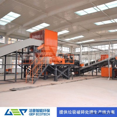 全自動輪胎破碎機磨膠粒機 廢舊輪胎破碎機生產設備 大型工業(yè)垃圾破碎機價錢 工業(yè)固廢處置破碎機廠