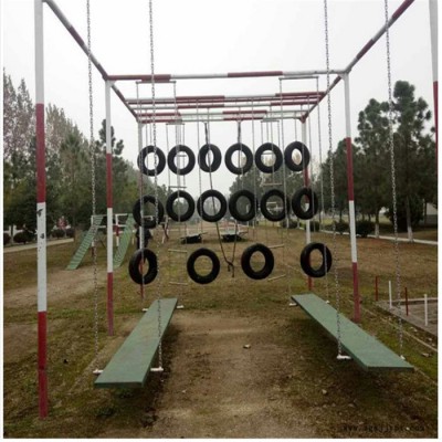 拓展訓練器材輪胎攀臺 搖擺平臺 空中軟網(wǎng)