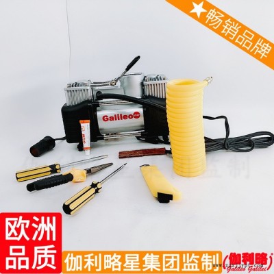 小吸用胎壓打喇叭上的充雙缸小型微型手動(dòng)氣泵汽車(chē)輪胎隨車(chē)