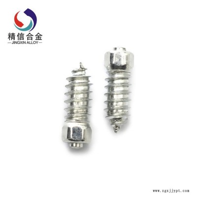 出口螺紋鎢鋼防滑釘 雪地賽車輪胎用 6*6-18硬質合金防滑釘