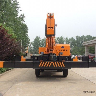 小型6噸四不像自制吊車(chē) 20噸輪胎式越野吊車(chē)起重機(jī) 后八輪自制吊車(chē) **