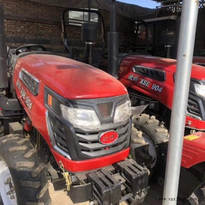 高花大輪胎農(nóng)用柴油耕田機(jī) 504 604 704 804中型多功能水稻田專用四輪拖拉機(jī)