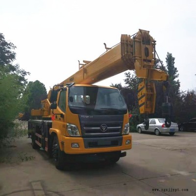 16噸福田底盤(pán)汽車(chē)吊 汽車(chē)底盤(pán)16噸汽車(chē)吊價(jià)格 輪胎式16噸吊車(chē)