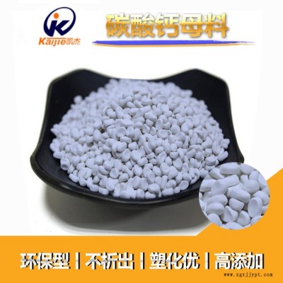 凱杰碳酸鈣填充母料，適用PP/PE/ABS等塑料原料，降低成本