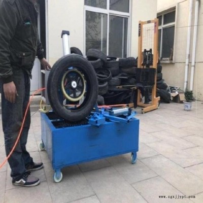 小型廢舊輪胎切條機汽車11輪胎切鋼圈機橡膠切塊機磨膠粉生產(chǎn)線設(shè)