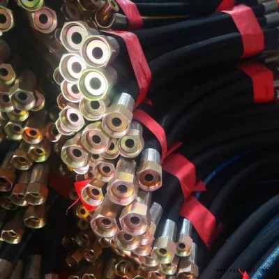 【洪坤橡塑】各種型號高壓橡膠管總成 大口徑膠管     液壓油管