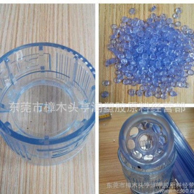 透明藍(lán)PVC 透明藍(lán)底PVC粒子 透明深藍(lán)色PVC塑料原料粒