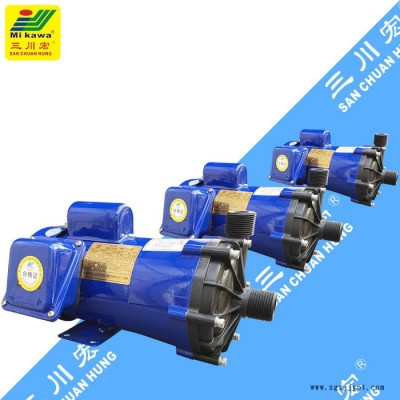 耐腐蝕磁力泵 昆山三川宏廠家川田環(huán)?？萍贾惫﹎e100化工加藥泵 聚丙烯塑料水泵