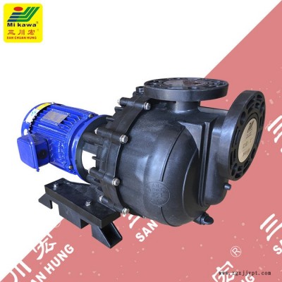 深圳三川宏泵業(yè)廠家川田環(huán)保供應mkdn4002聚丙烯自吸泵 10噸流量耐腐蝕化工自吸磁力泵