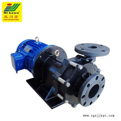 嘉興三川宏泵業(yè)廠家供應me75102工程塑料高揚程磁力泵 耐酸堿耐腐蝕聚丙烯FRPP磁力化工泵