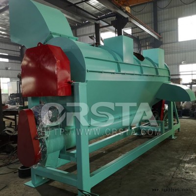 廢棄PA66尼龍雙邊地毯回收生產(chǎn)線，柯達機械地毯塑料垃圾回收處置機