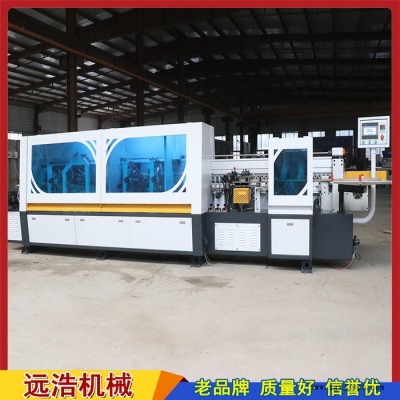 山東遠(yuǎn)浩 人造板材家具門封邊機 PET高光板封邊機 自動吸合調(diào)速