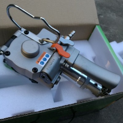 浙江紹興銷售AQD-19氣動塑鋼帶PET捆包機(jī) 免扣PET打包機(jī) 塑料塑鋼帶打包 打包機(jī)批發(fā)