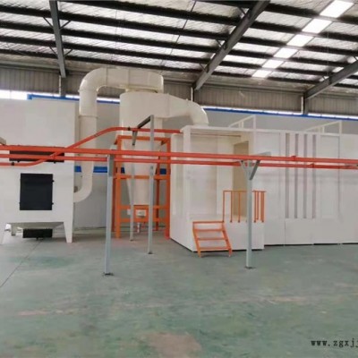 電纜橋架大旋風(fēng)噴粉房-天奇粉末噴涂生產(chǎn)線-榆林大旋風(fēng)噴粉房