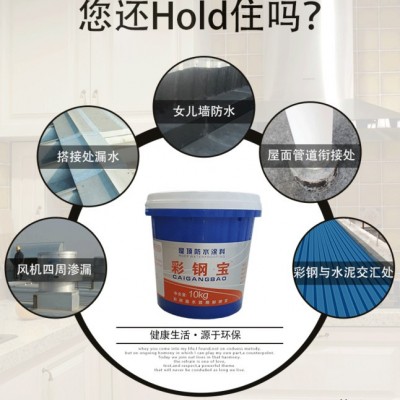 彩鋼瓦防水 彩鋼翻新漆 屋面防水，彩鋼防水，縫制聚酯布樹脂 純丙乳 顏料 SBS卷材聚酯布 化纖 純料 鋼構(gòu)房