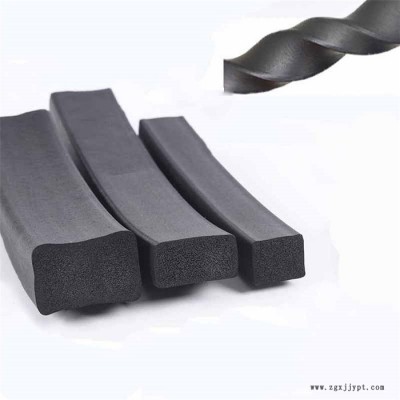 利泰橡膠制品三元乙丙橡膠發(fā)泡密封條epdm平板條矩形實心膠條規(guī)格齊全可定制 歡迎來電咨詢
