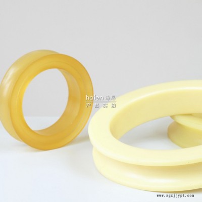 海恩工礦直銷索道托壓輪輪襯，耐磨橡膠猴車輪襯，專業(yè)生產