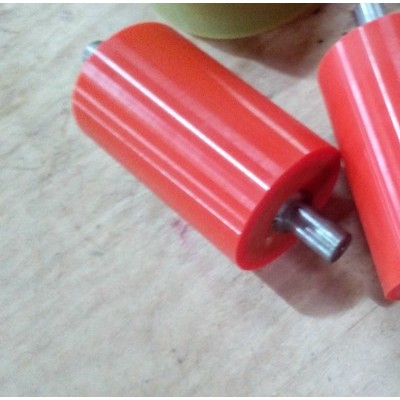 **聚氨酯橡膠高耐磨包膠輥輪貼膜機整形輪