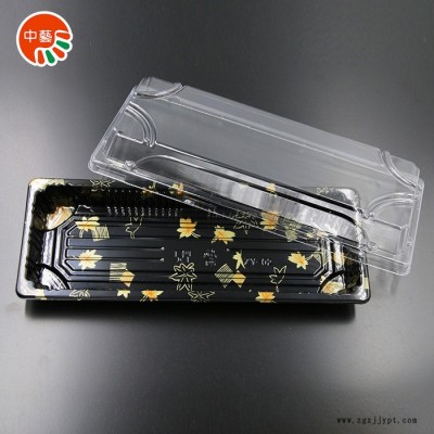 1102A一次性金葉透明塑料盒/蔬菜水果西點(diǎn)盒/塑料壽司盒 400套 金葉托