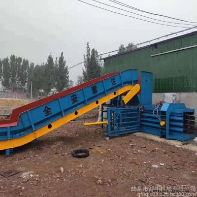塑料瓶打包機 秸稈臥式塑料瓶打包機 自動進(jìn)料廢紙打包機